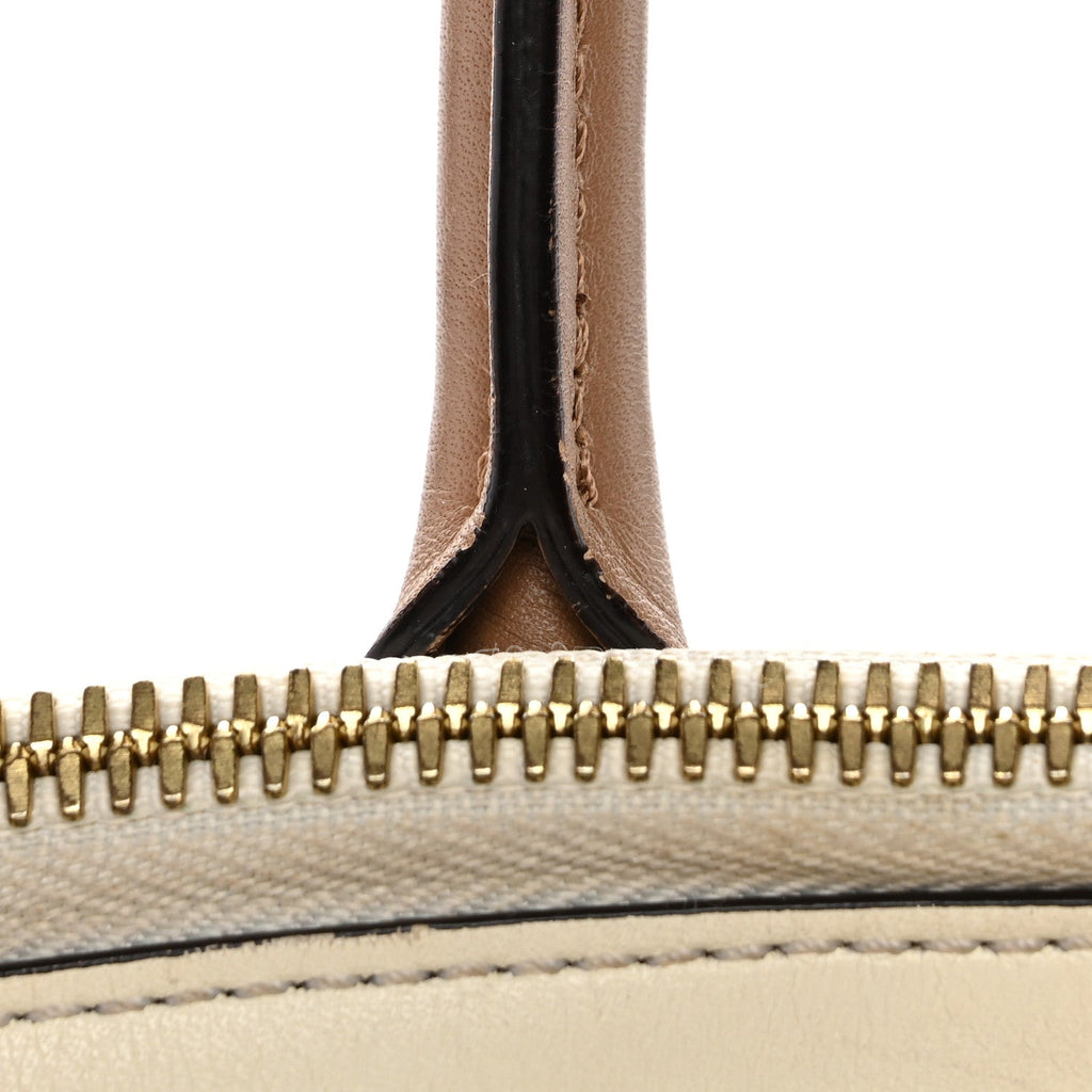 Louis Vuitton Taurillon City Steamer MM Creme Beige Black