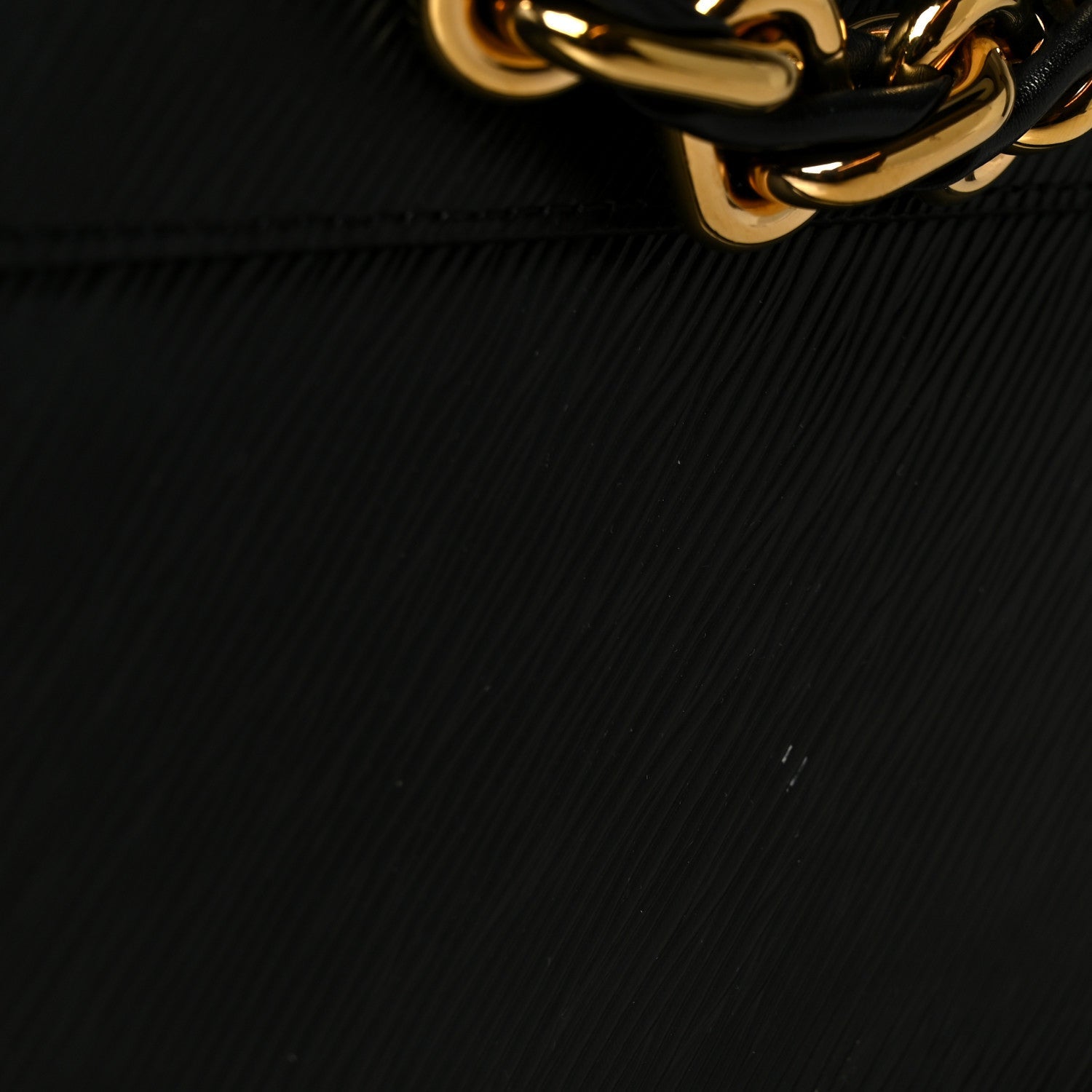 Louis Vuitton Epi Twist Braided Strap Shoulder Bag MM Black