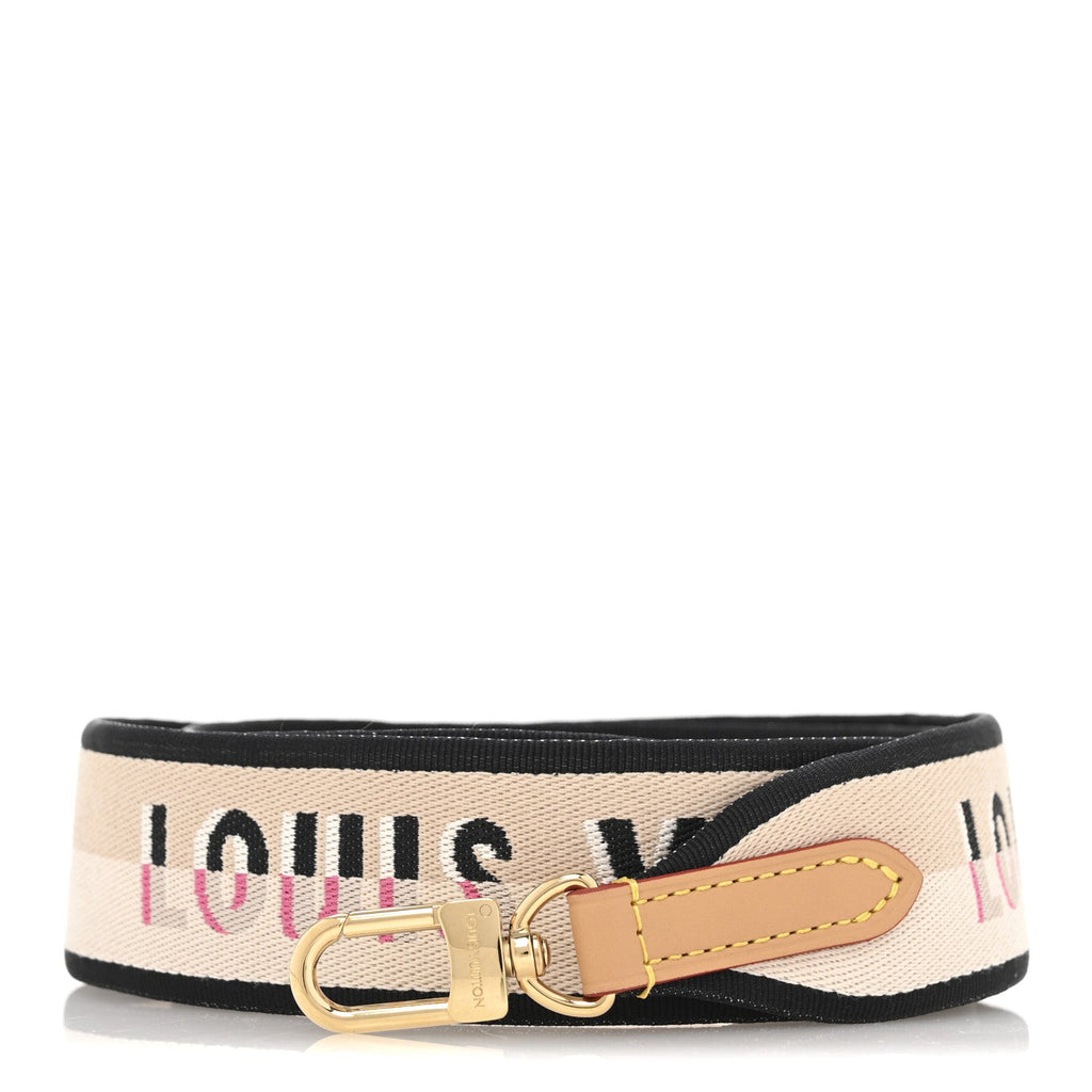 Louis Vuitton Jacquard Diane Shoulder Strap Black