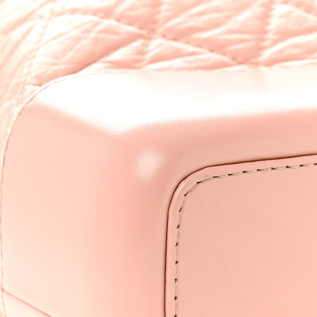 Chanel Aged Calfskin Quilted Small Gabrielle Backpack Pink