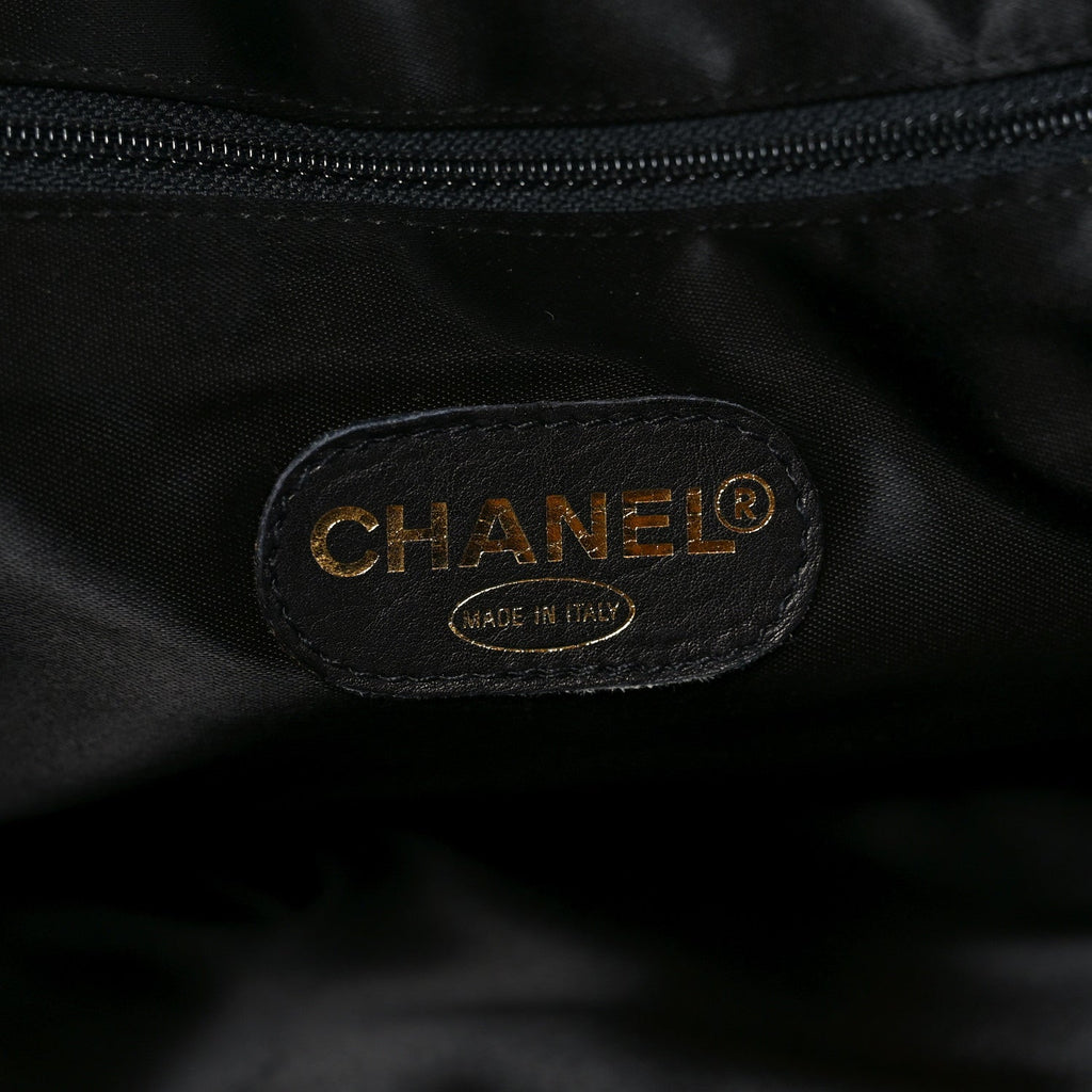 Chanel Lambskin CC Shoulder Bag Black
