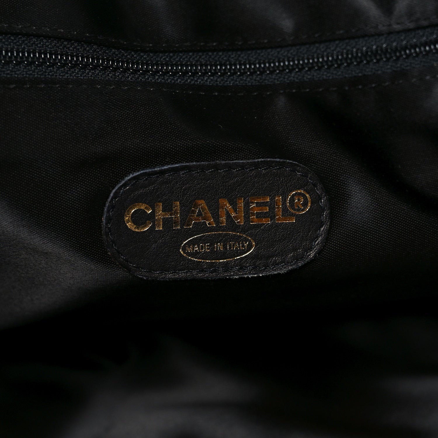 Chanel Lambskin CC Shoulder Bag Black