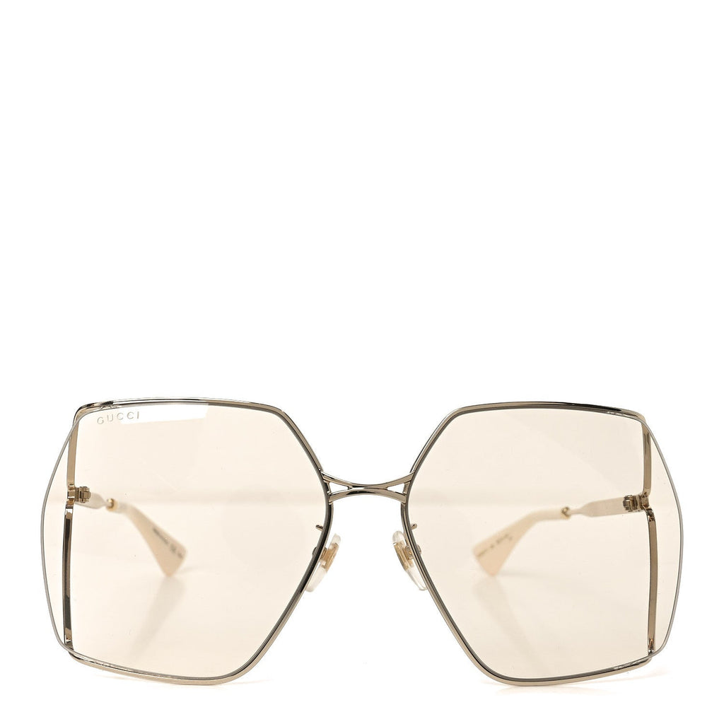 Gucci Metal Sunglasses GG0817S Ivory