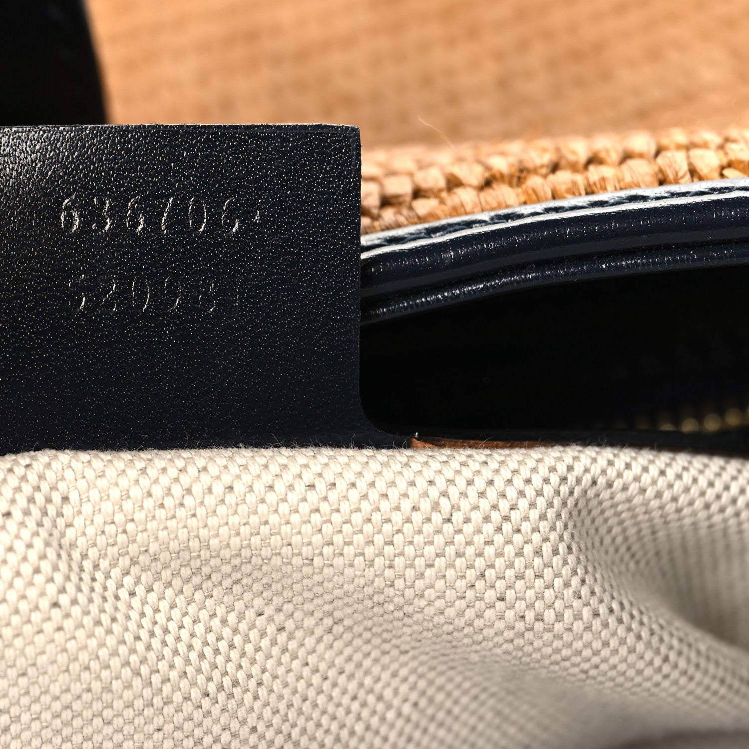 Gucci Straw Lux Boarded Dyana Lux Calfskin Small Jackie 1961 Hobo Dark Natural Blue