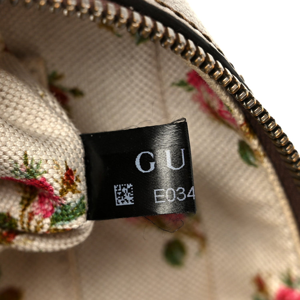 Gucci GG Supreme Monogram Web Neo Vintage Shoulder Bag Beige New Acero Crop