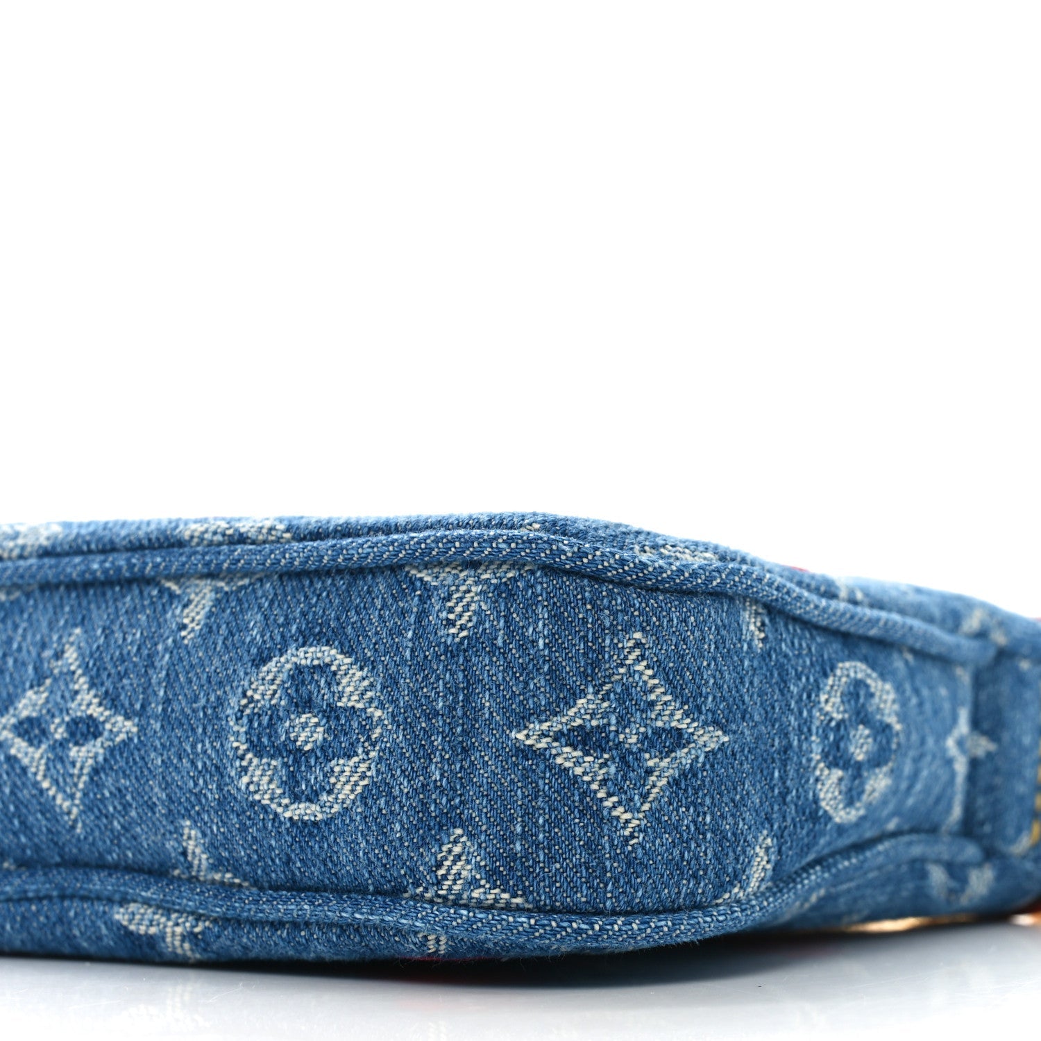 Louis Vuitton LV X TM Monogram Denim Cerises Pochette Accessories Blue