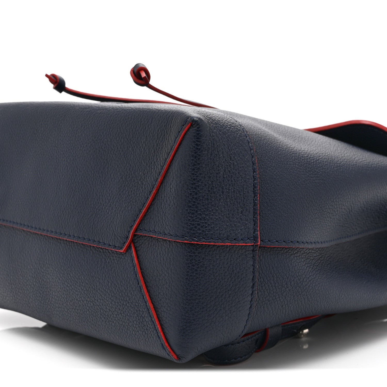 Louis Vuitton Soft Calfskin Lockme Backpack Marine Rouge