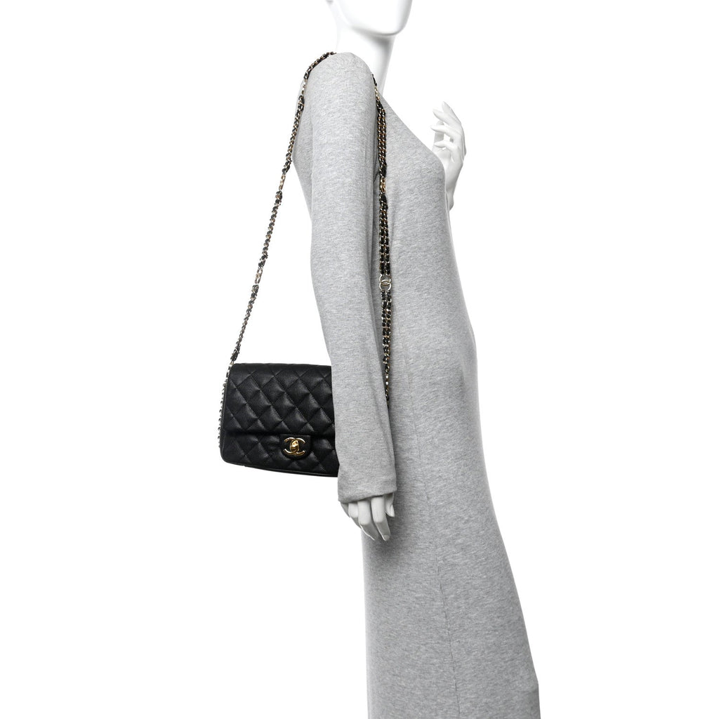 Chanel Caviar Quilted Small CC You Flap Black
