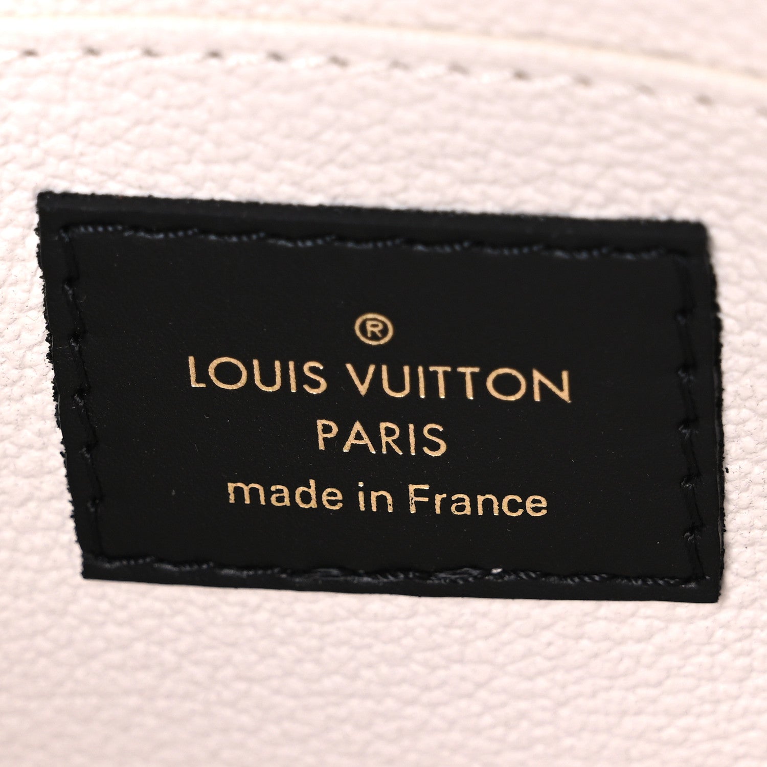 Louis Vuitton Monogram Giant Crafty Cosmetic Pouch Creme Caramel