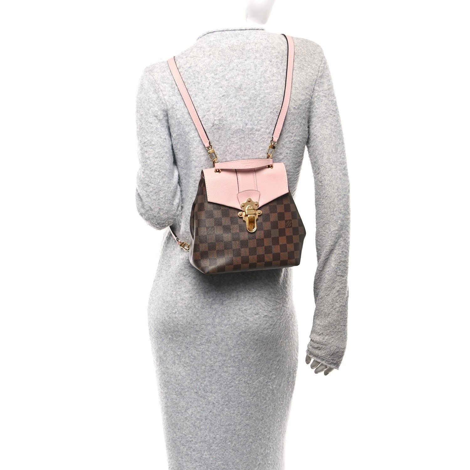 Louis Vuitton Damier Ebene Clapton Backpack Magnolia