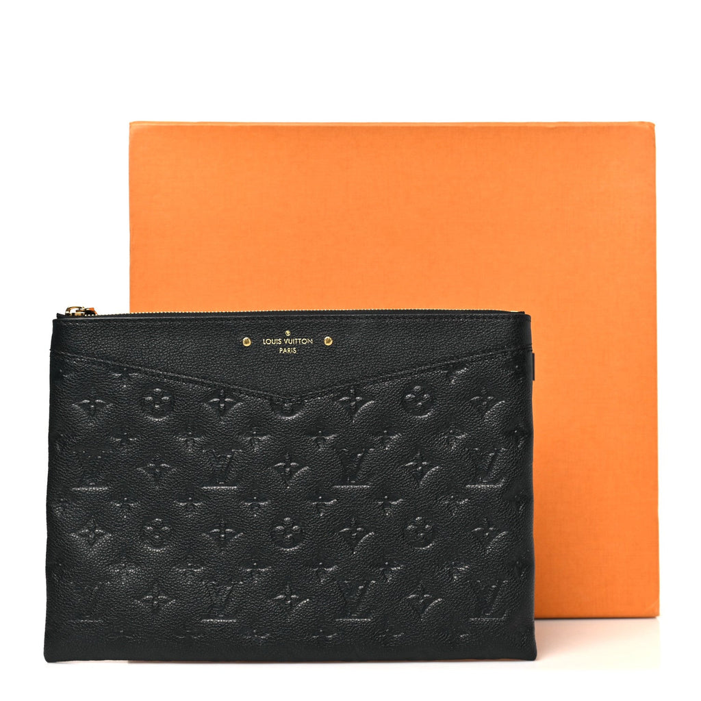 Louis Vuitton Empreinte Daily Pouch Black