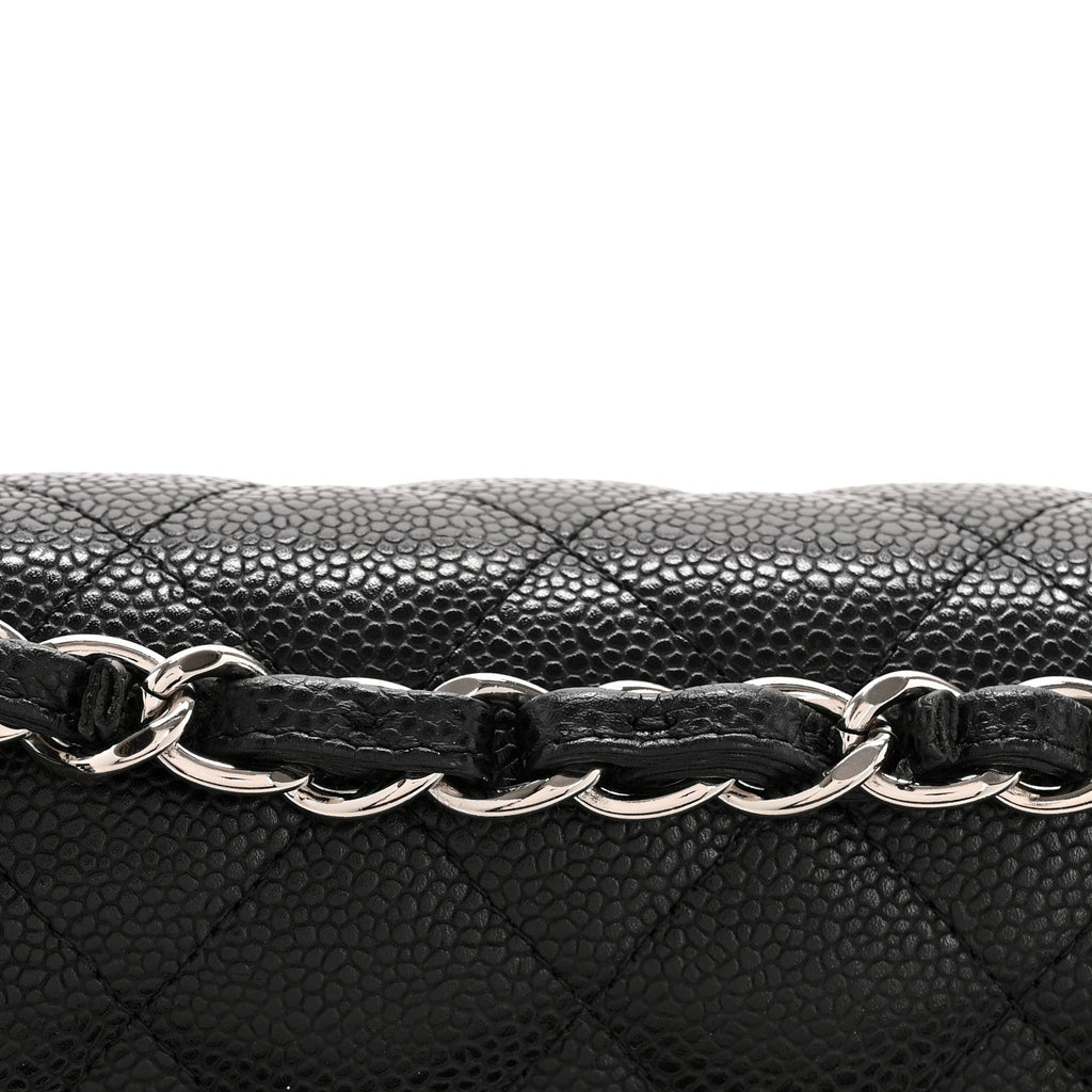 Chanel Caviar Quilted Jumbo Double Flap Black
