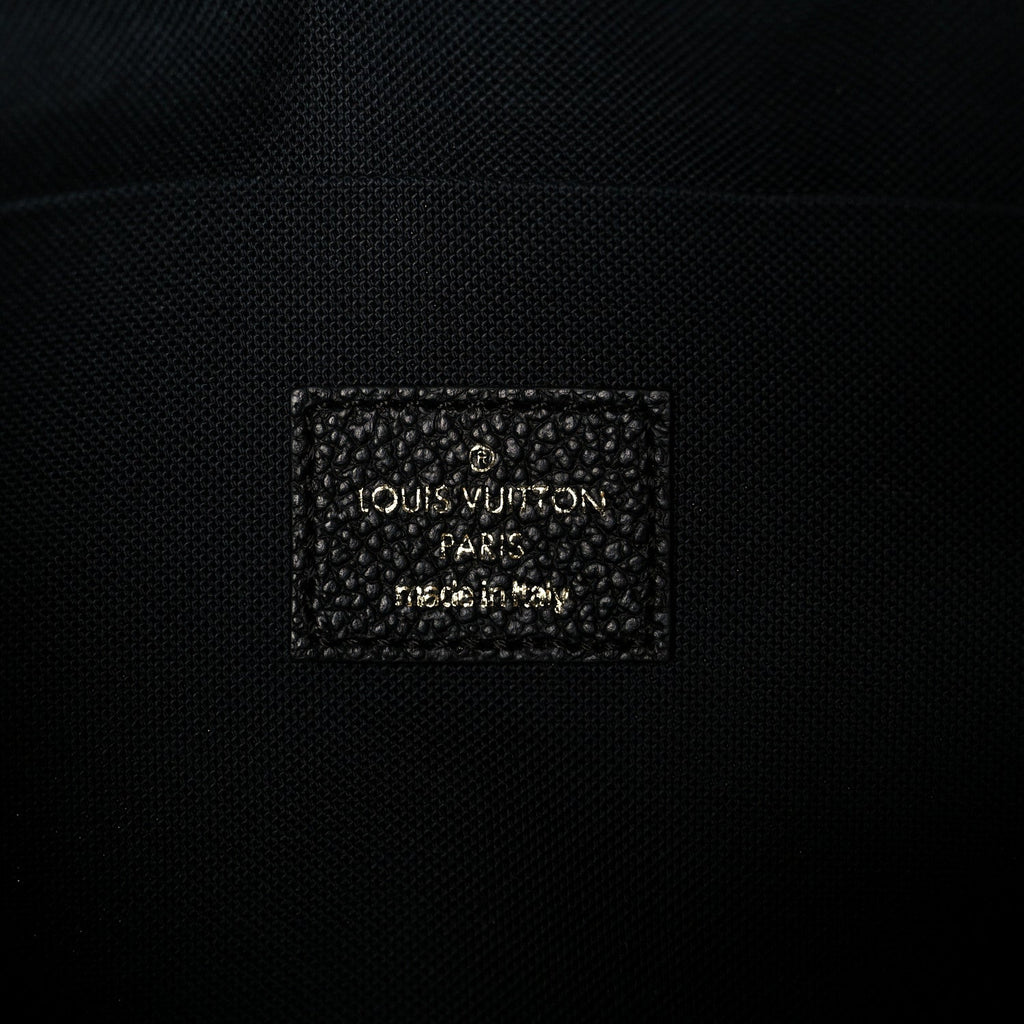 Louis Vuitton Empreinte Pochette Felicie Chain Wallet Black