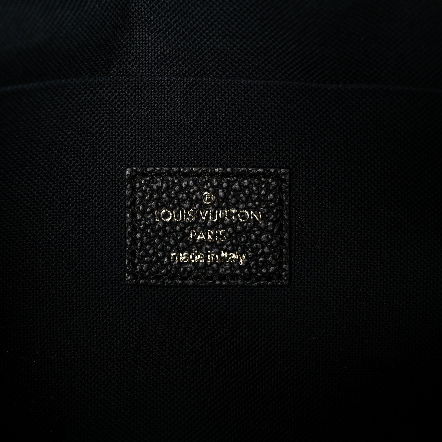 Louis Vuitton Empreinte Pochette Felicie Chain Wallet Black