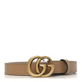 Gucci Calfskin Double G 20mm Belt 80 32 Porcelain Rose