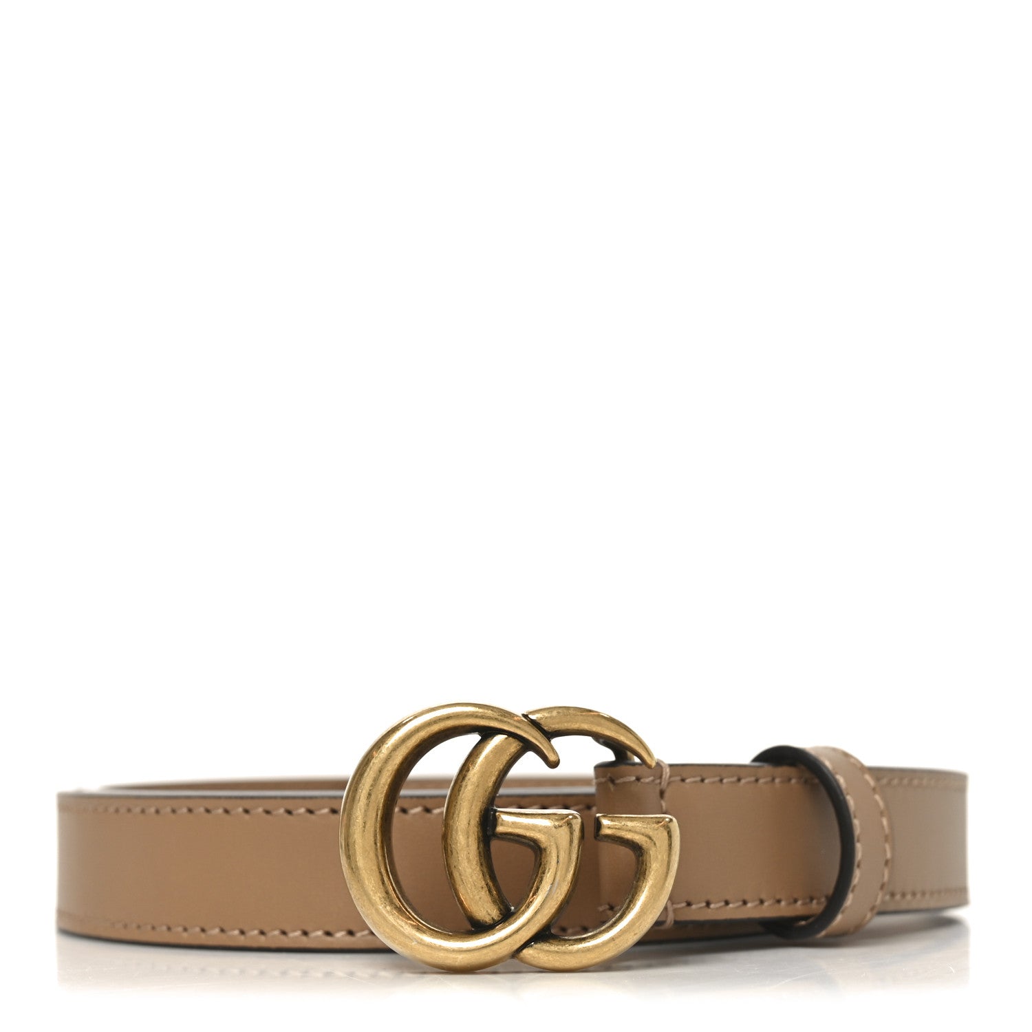 Gucci Calfskin Double G 20mm Belt 80 32 Porcelain Rose