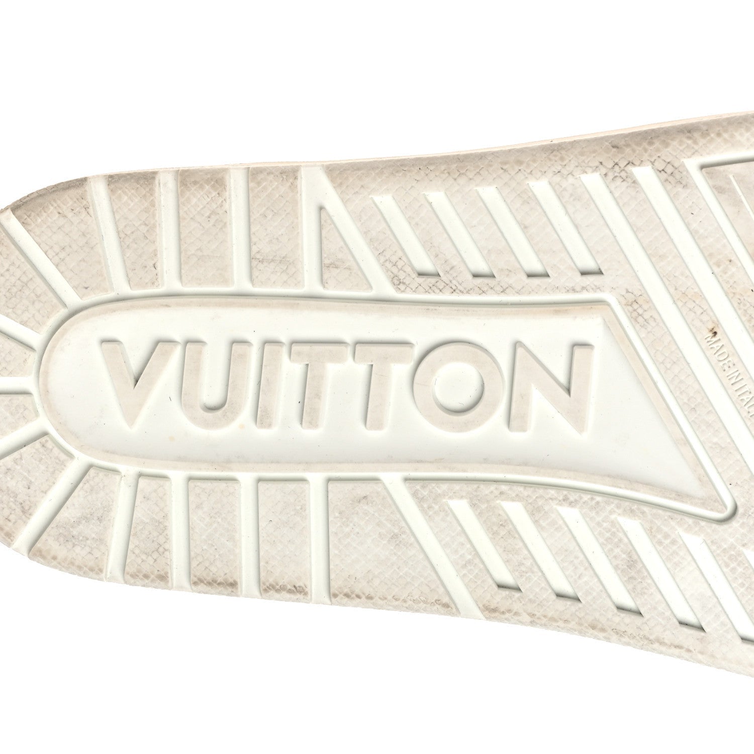 Louis Vuitton Metallic Mix Materials Mens LV Script Trainer Mules 11 Silver Multicolor