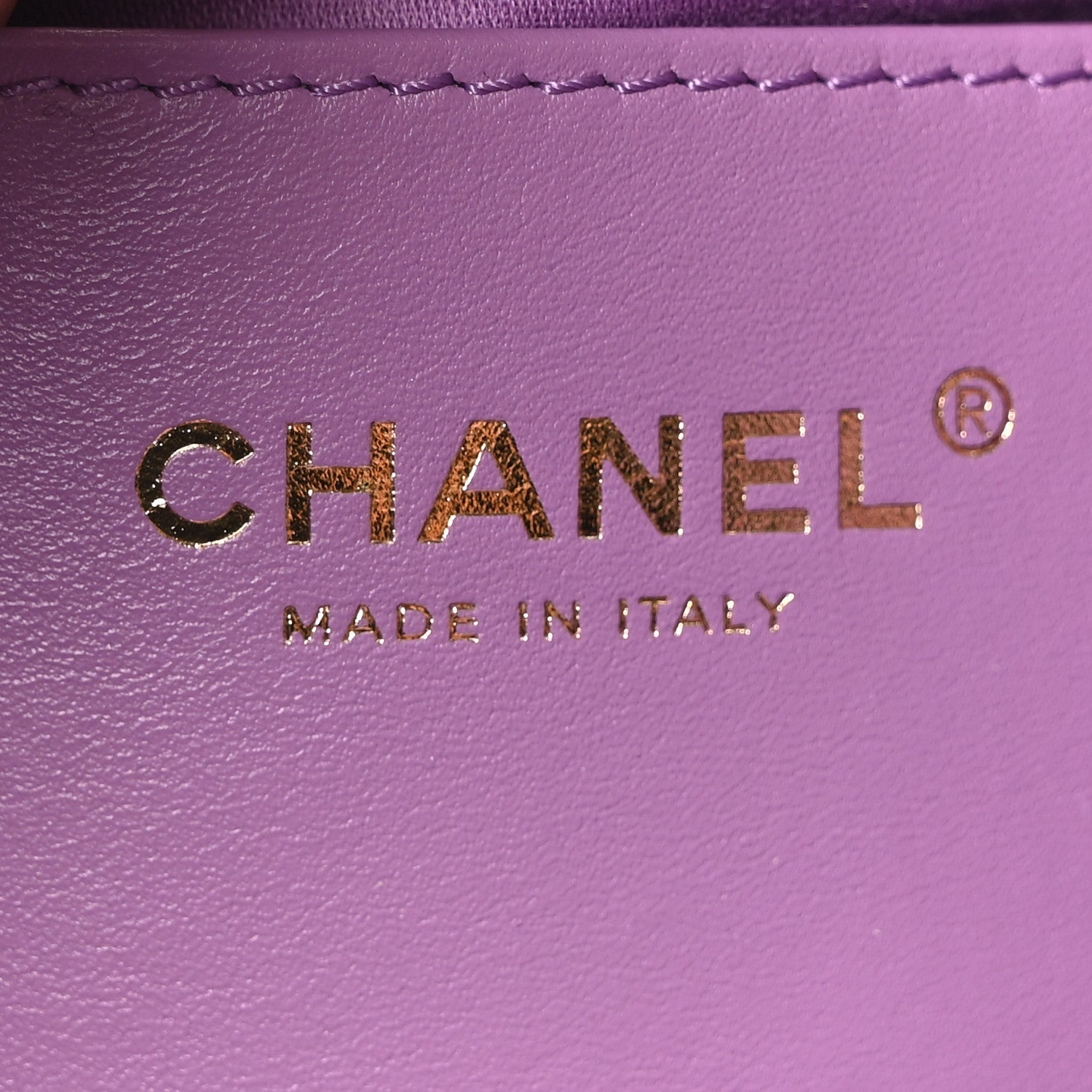 Chanel Suede Quilted Mini Chanel 25 Handbag Purple