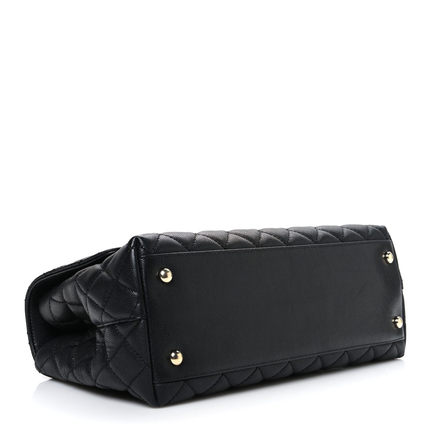 Chanel Caviar Quilted Small Coco Handle Flap Black