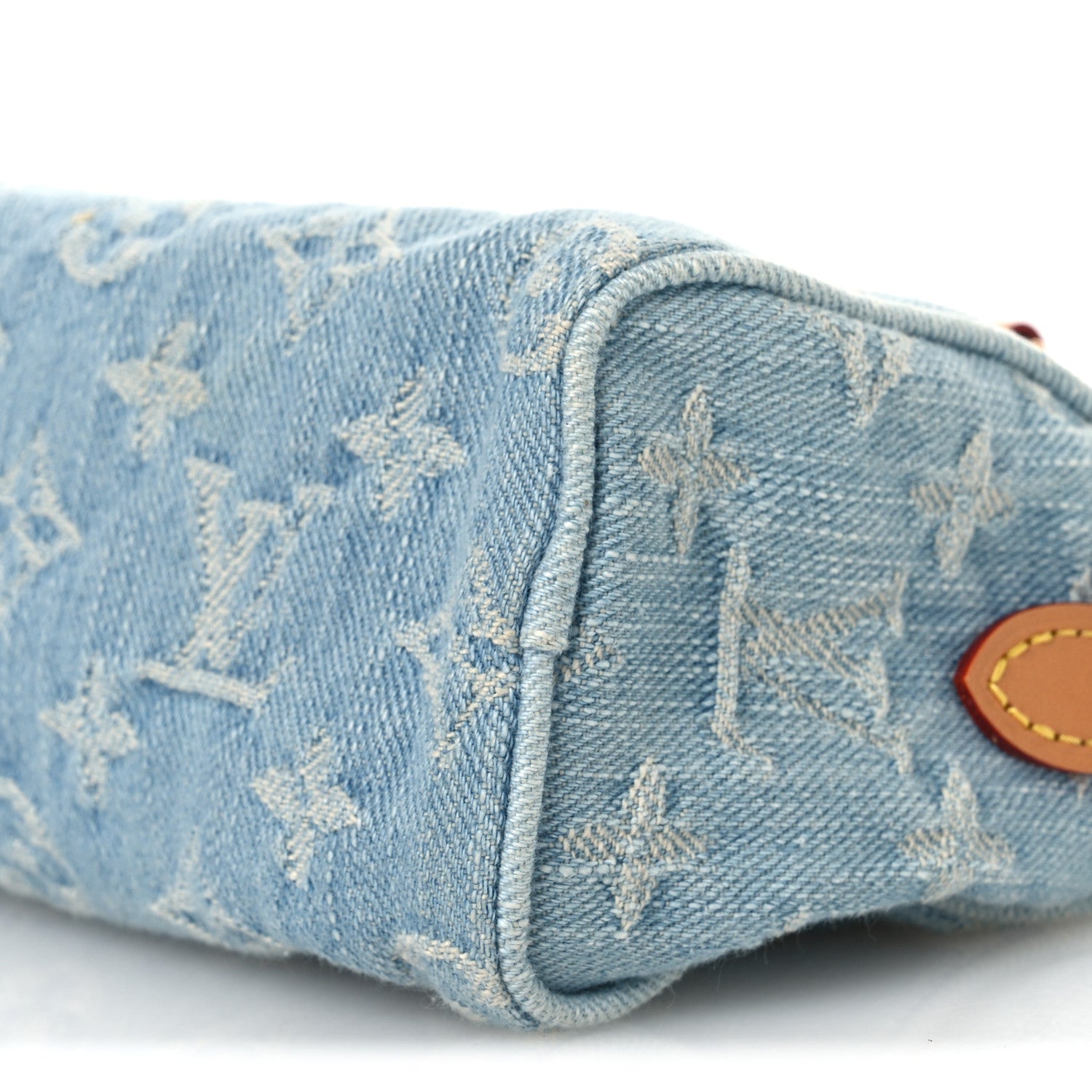 Louis Vuitton Monogram Denim Nano Speedy Sky Blue