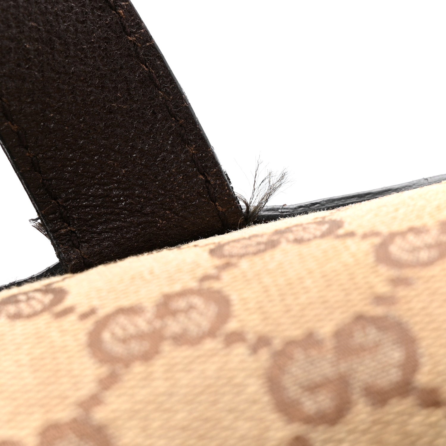 Gucci Monogram Backpack Dark Brown