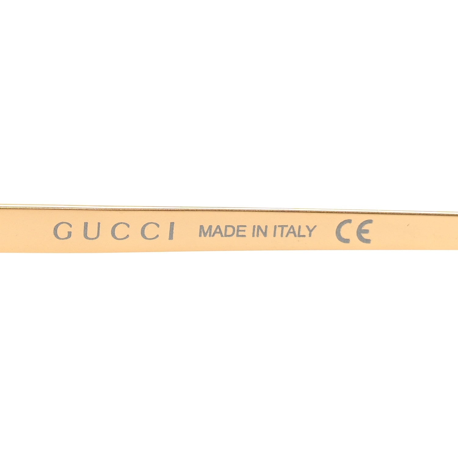 Gucci Metal Acetate Crystal Oversize GG0115S Eyeglasses Gold