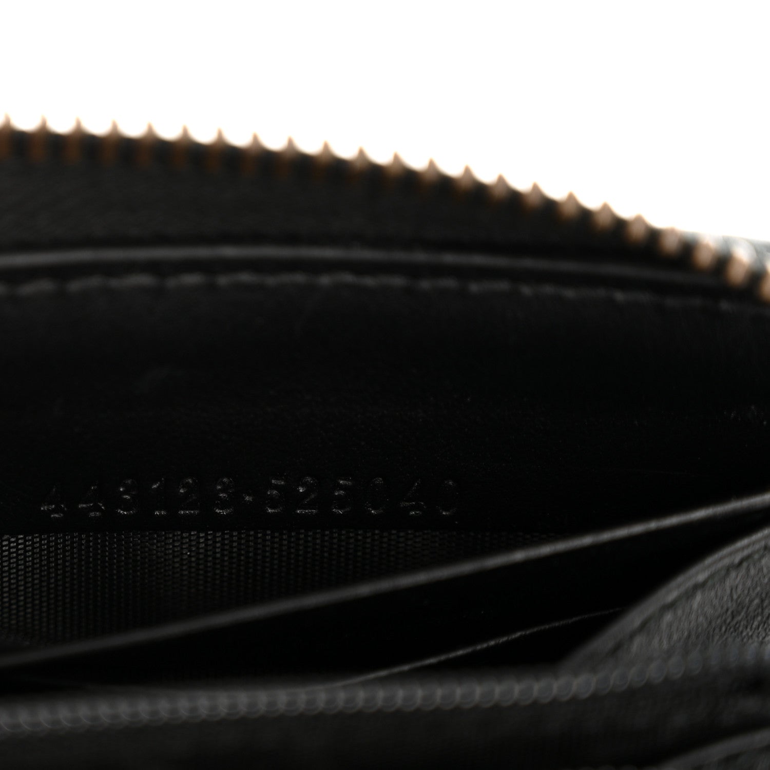 Gucci Calfskin Matelasse GG Marmont Zip Around Organizer Wallet Black