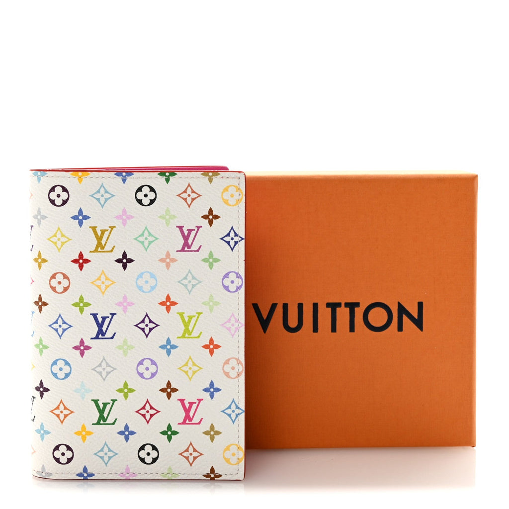 Louis Vuitton LV X TM Monogram Multicolor Passport Cover White