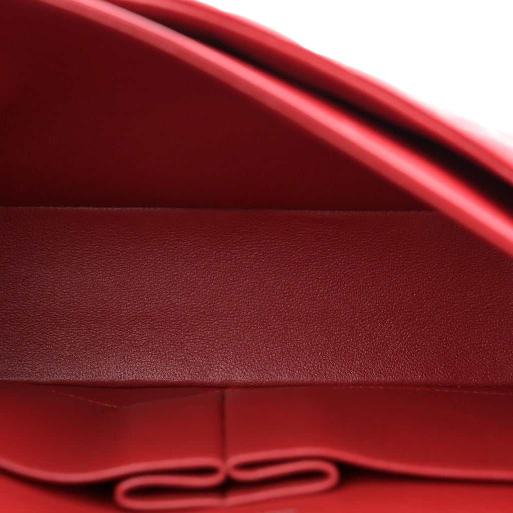 Chanel Lambskin Quilted Medium Double Flap Red