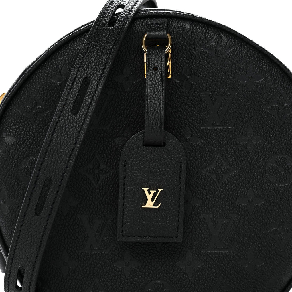Louis Vuitton Empreinte Boite Chapeau Souple MM Black