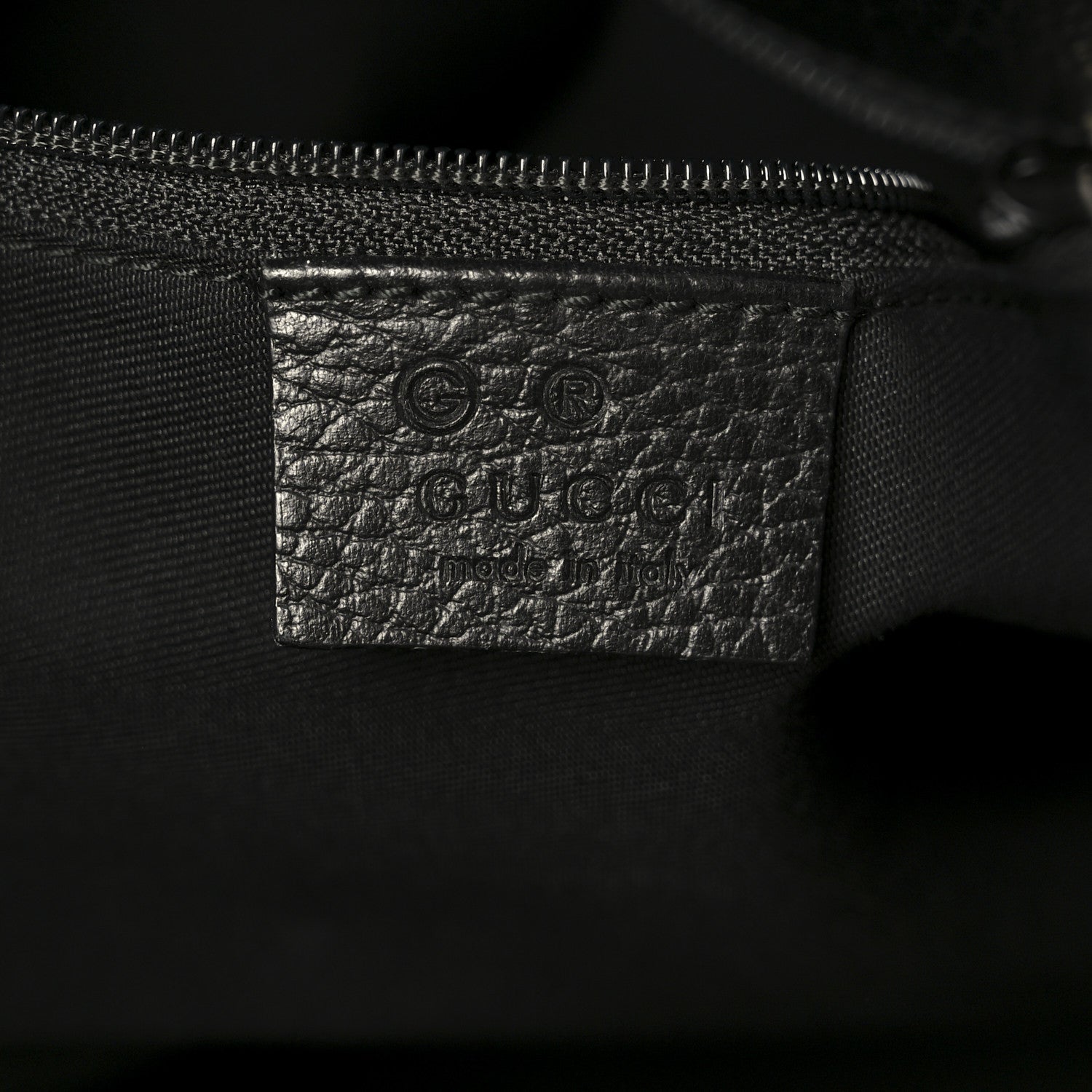Gucci Canvas Monogram Gifford Shopping Tote Black