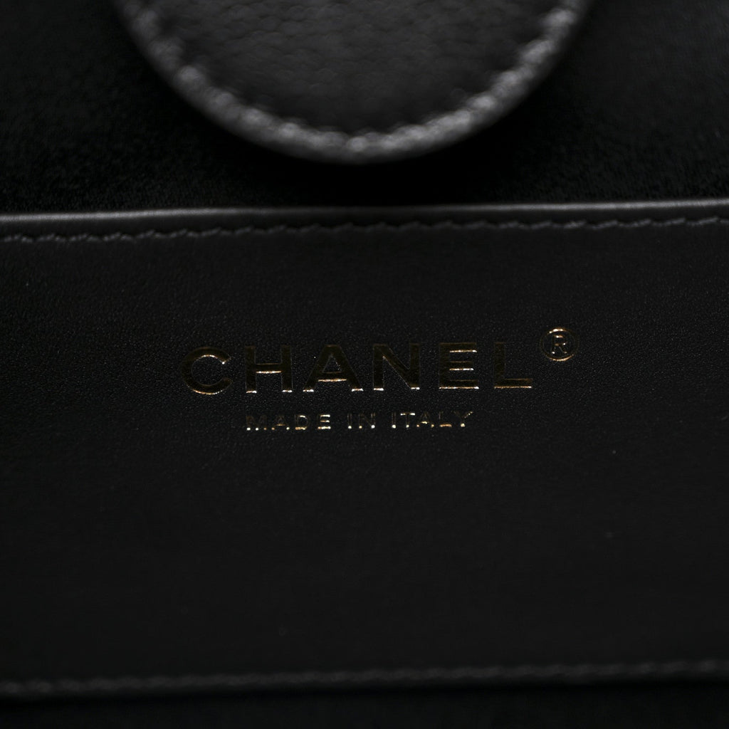 Chanel Caviar Quilted Large Chanel 25 Backpack Black