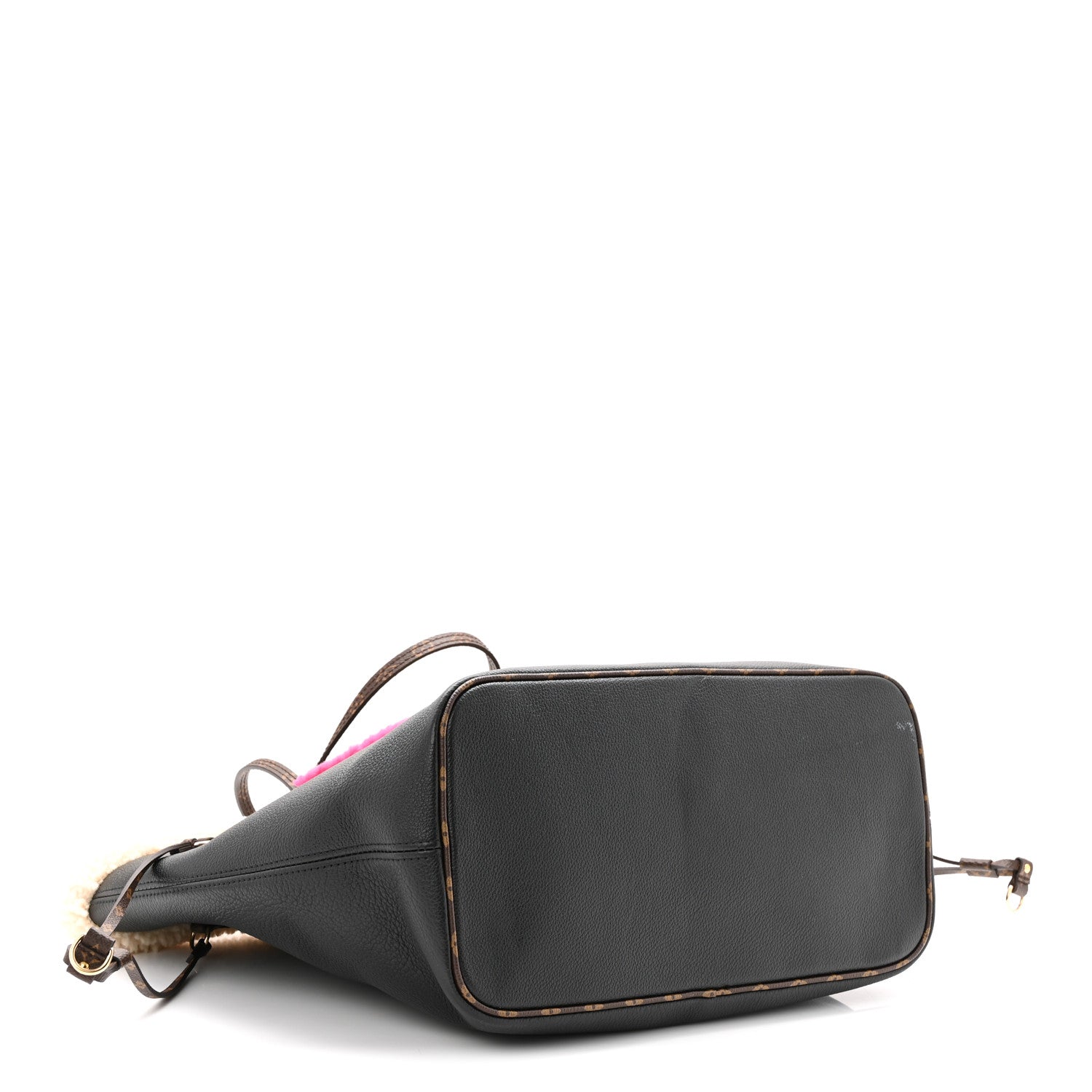 Louis Vuitton Calfskin Monogram Teddy Neverfull MM Black