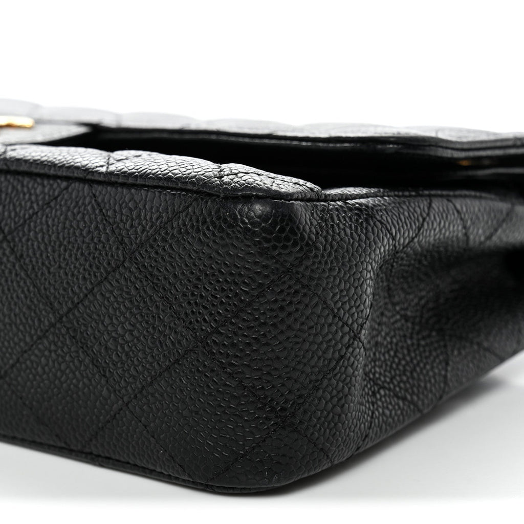 Chanel Caviar Quilted Medium Double Flap Black