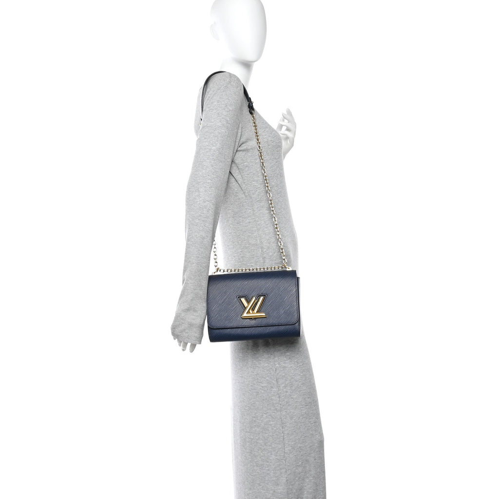 Louis Vuitton Epi Twist Shoulder Bag MM Indigo