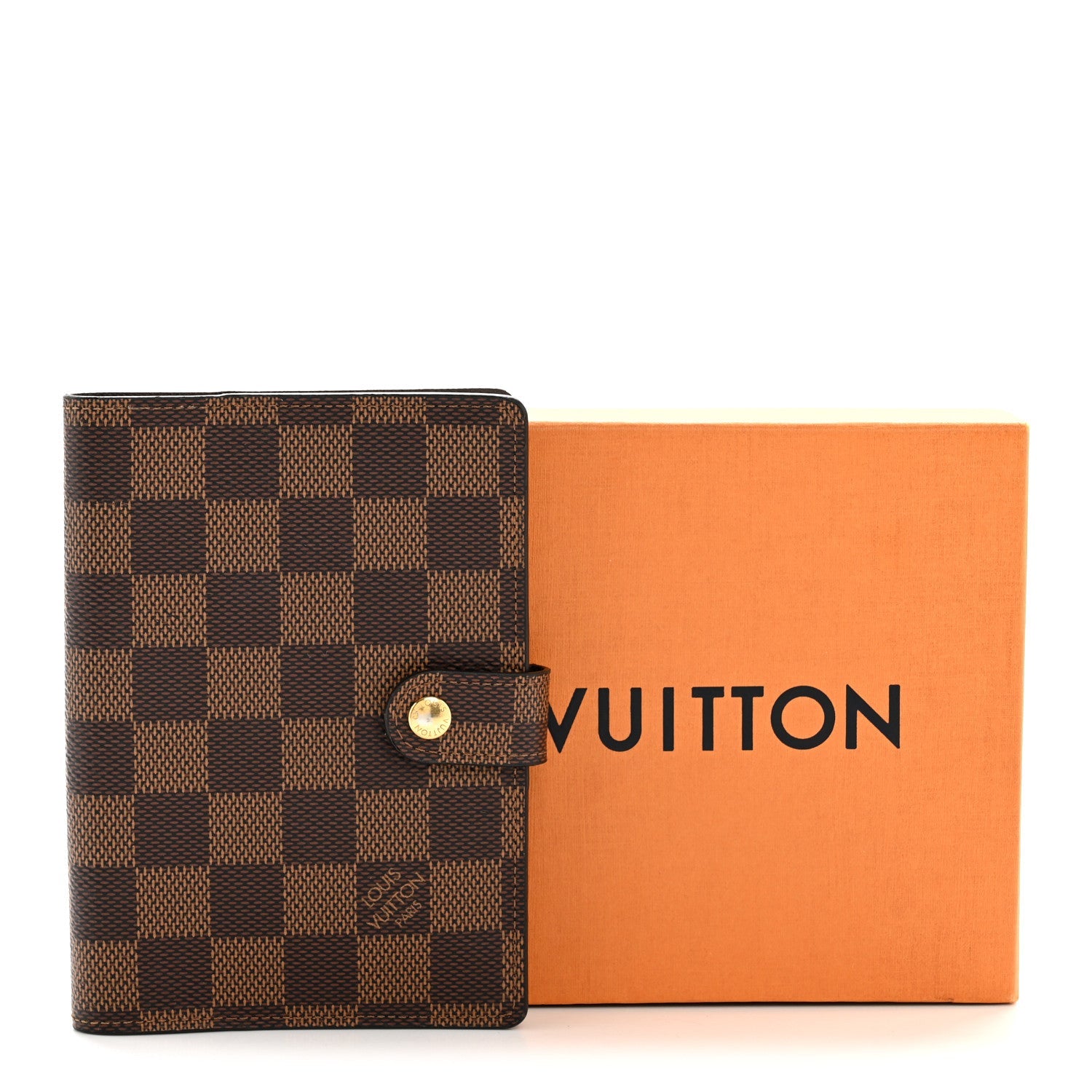 Louis Vuitton Damier Ebene Small Ring Agenda Cover