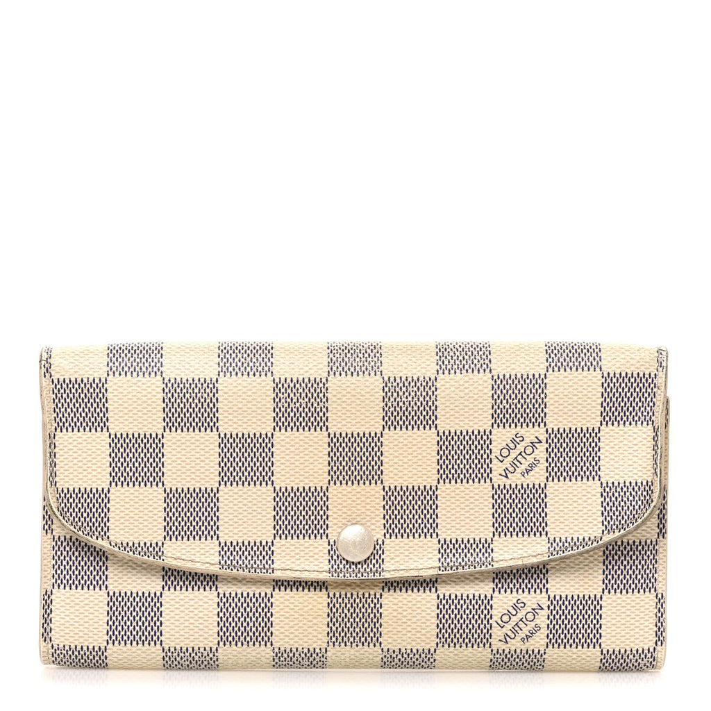 Louis Vuitton Damier Azur Emilie Wallet