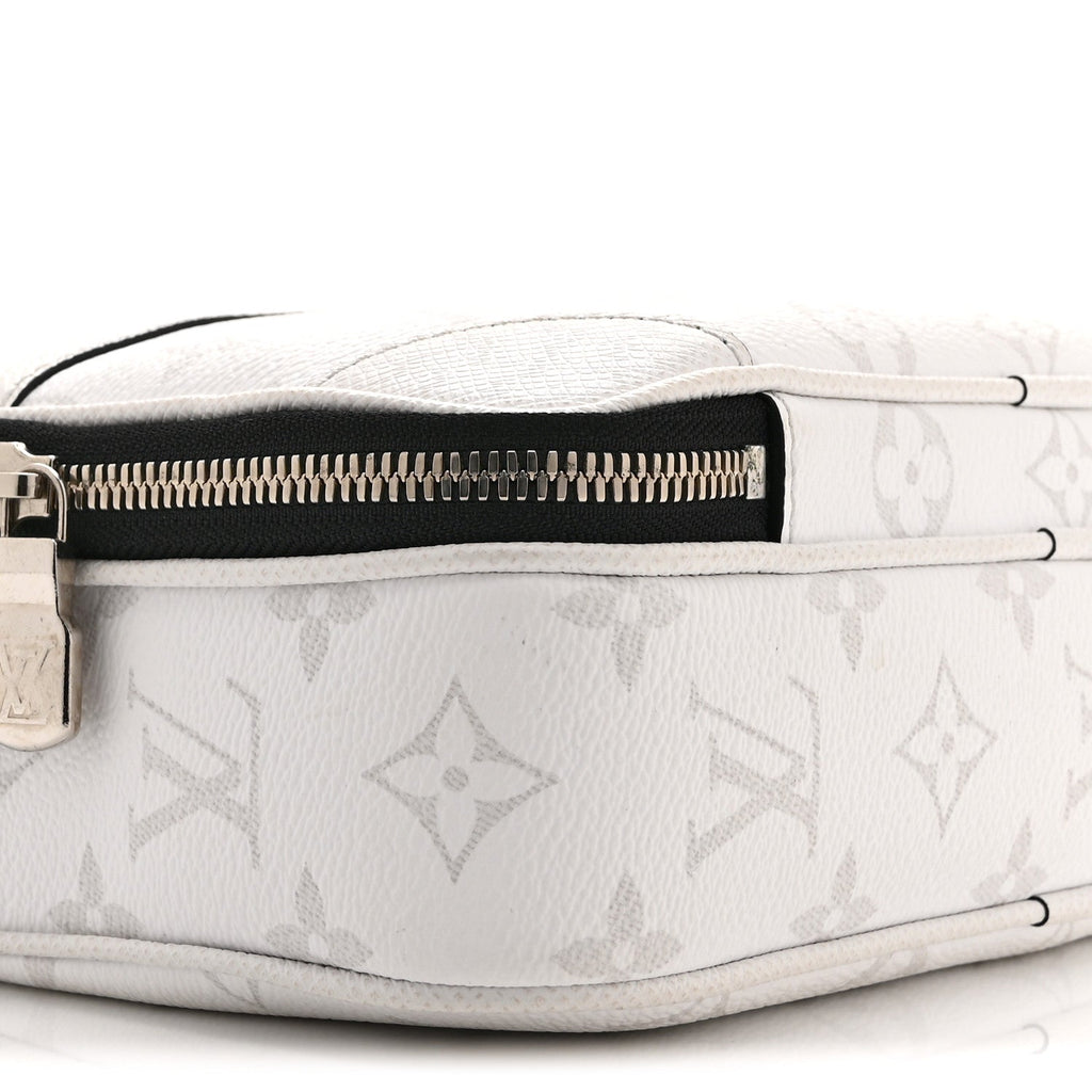 Louis Vuitton Taiga Monogram Alpha Messenger Optic White