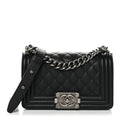 Chanel Caviar Quilted Small Boy Flap Black