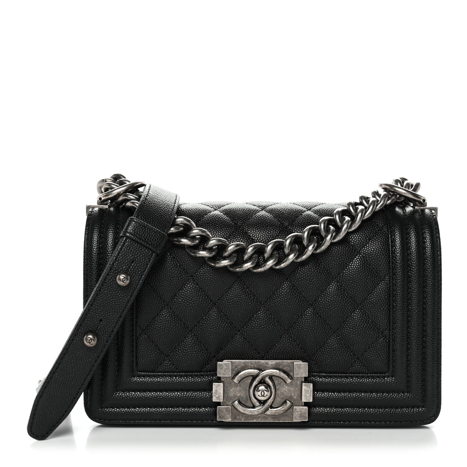 Chanel Caviar Quilted Small Boy Flap Black