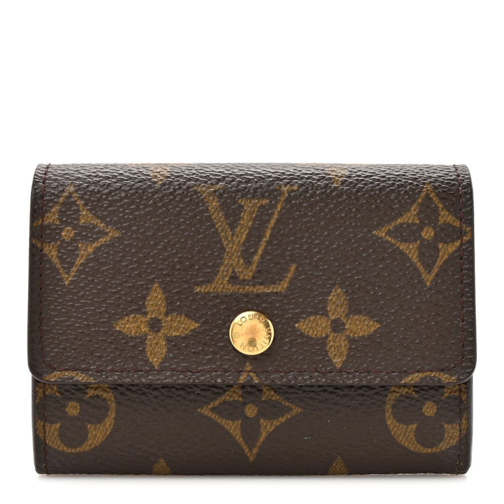 Louis Vuitton Monogram Porte-Monnaie Plat Coin Purse