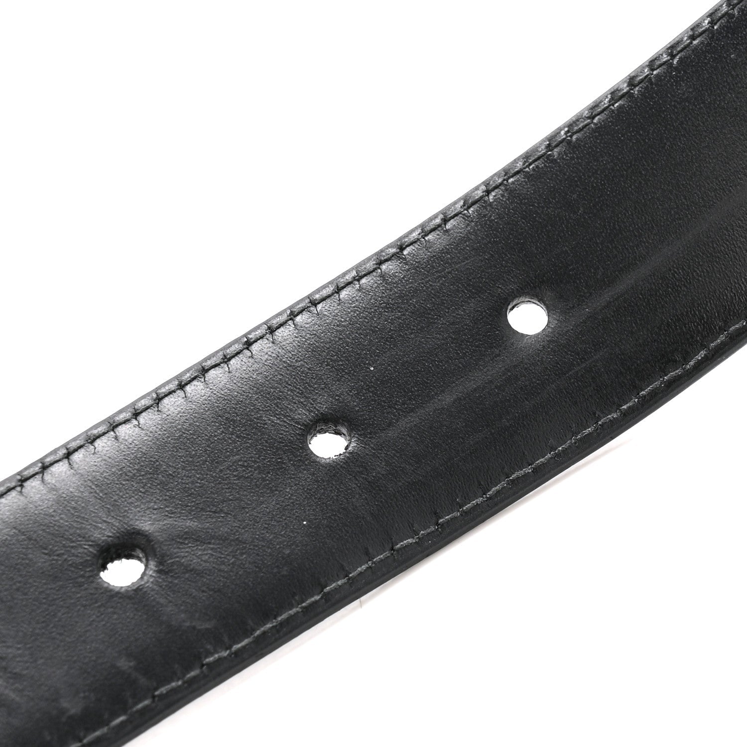 Prada Saffiano Triangle Belt 100 40 Black