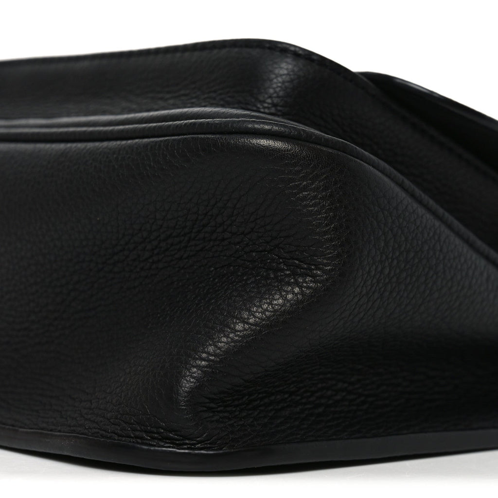 Louis Vuitton Grained Calfskin Lockme Chain Bag PM Black