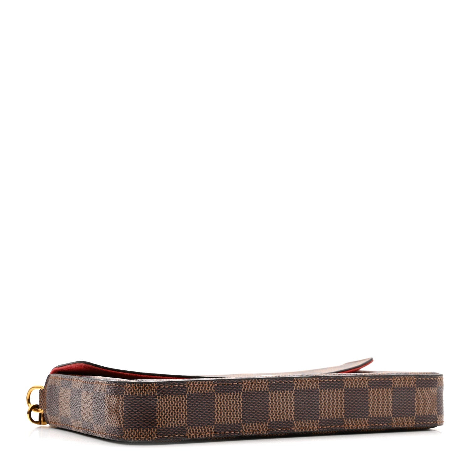 Louis Vuitton Damier Ebene Pochette Felicie Chain Wallet