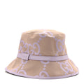Gucci Monogram Jumbo GG Mosteria Bucket Hat L Beige Lapis