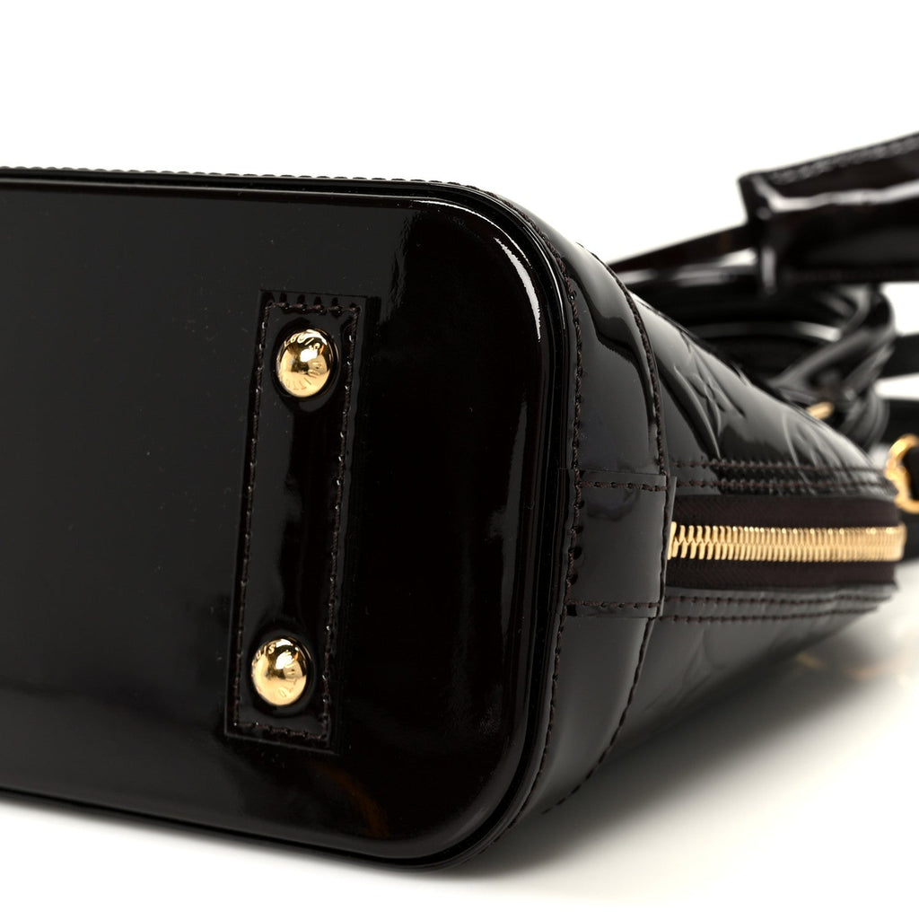 Louis Vuitton Vernis Alma BB Amarante