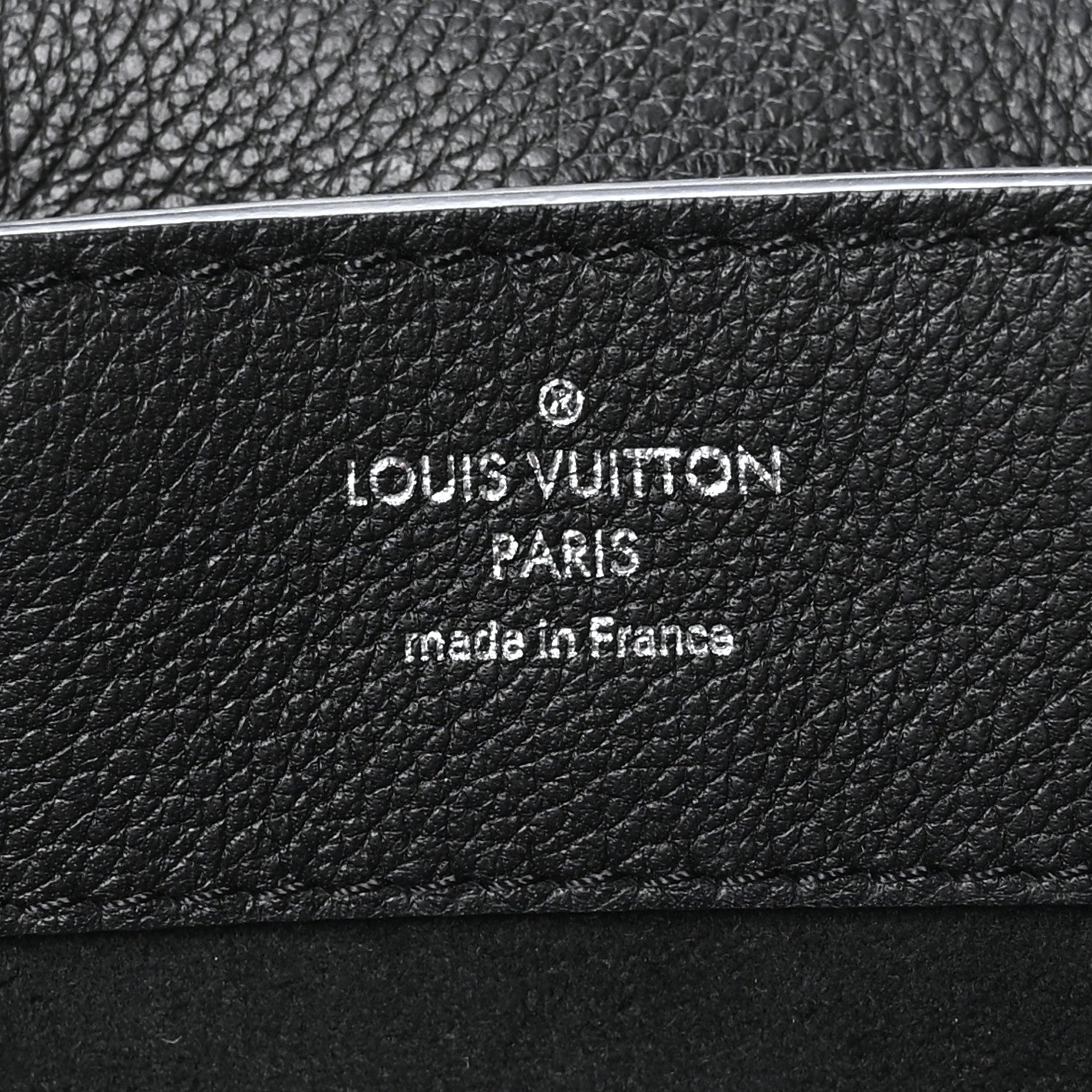 Louis Vuitton Calfskin Lockme Mini Backpack Black