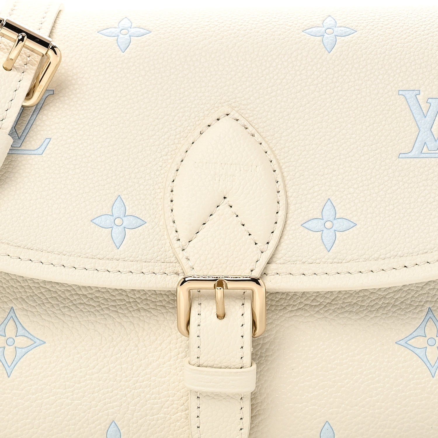 Louis Vuitton Empreinte Monogram Sweet Escape Diane Milky White Blue