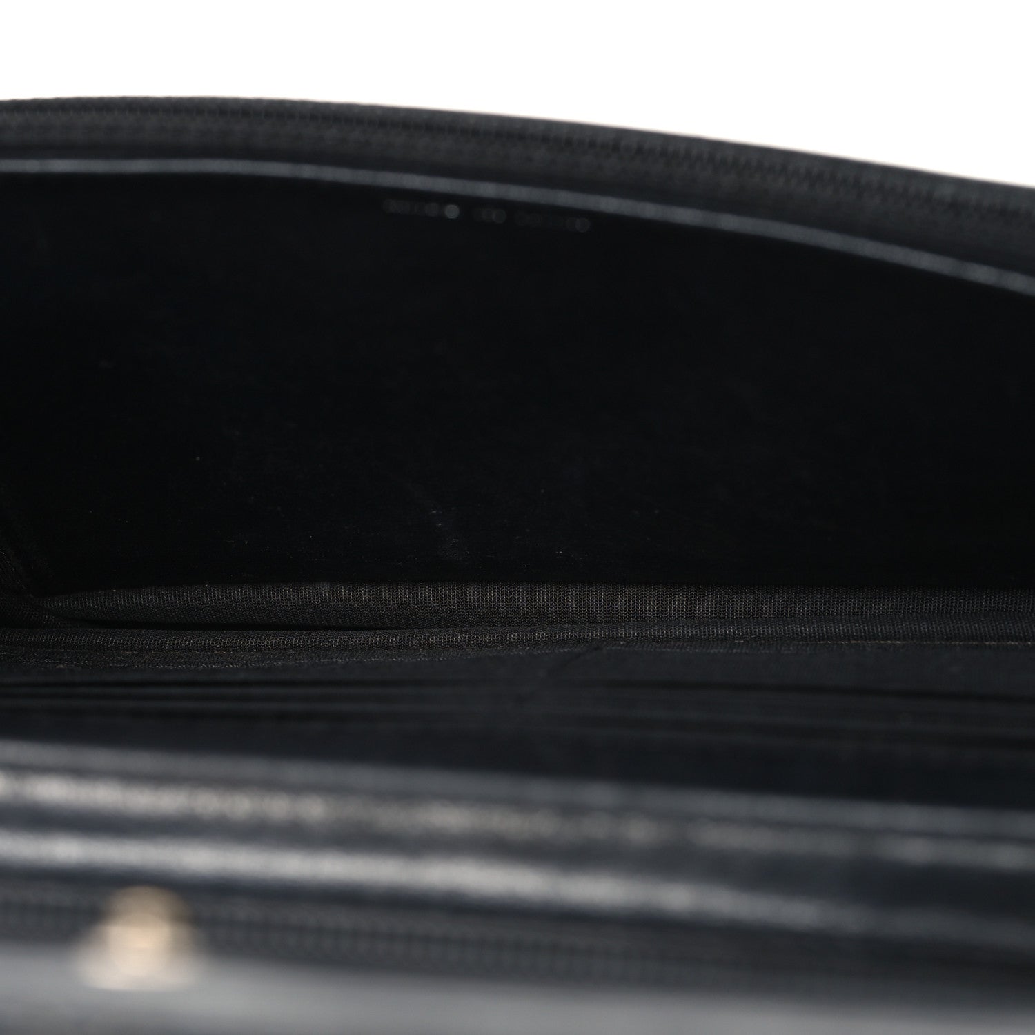Chanel Calfskin Diamond Stitch Wallet On Chain WOC Black