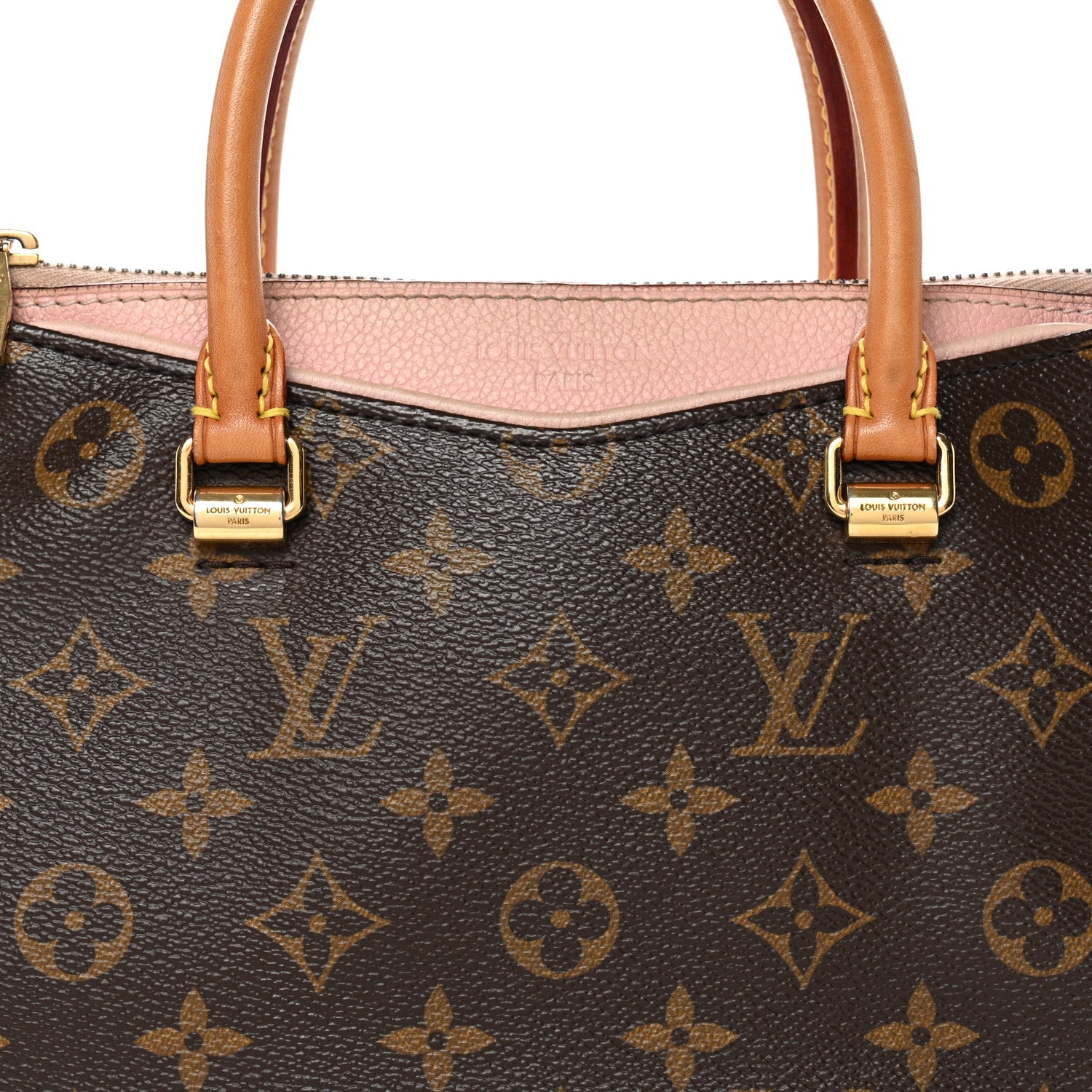 Louis Vuitton Monogram Pallas BB Rose Ballerine
